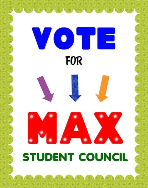 Student Council Poster Template